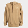 FELPA CON CAPPUCCIO DONNA SOFT BEIGE