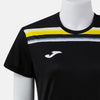 T-SHIRT DONNA TOLEDO II NERO GIALLO