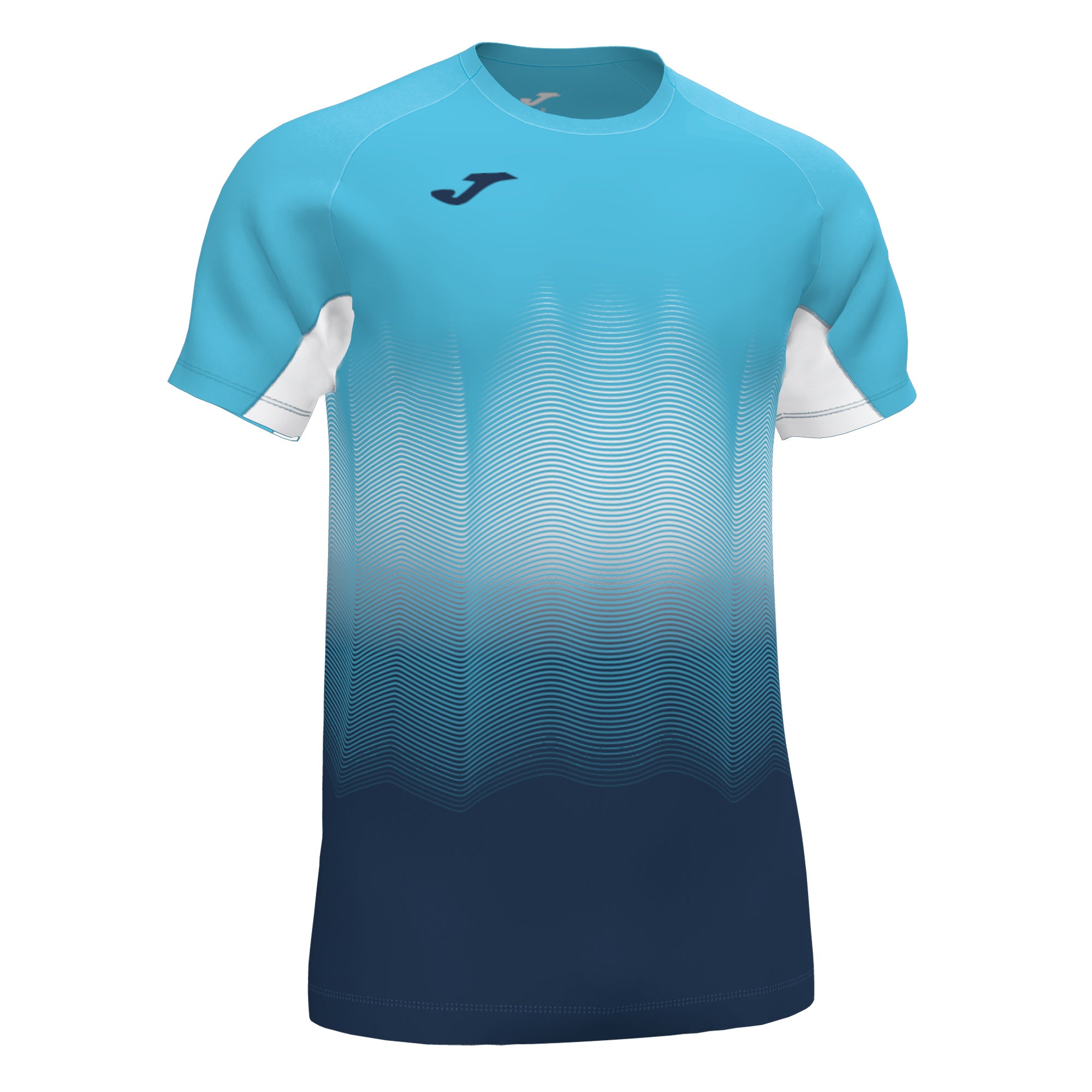 T-shirt Elite VII turchese-fluorescente-marino M/C