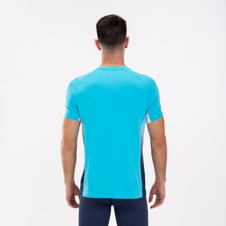 T-shirt Elite VII turchese-fluorescente-marino M/C