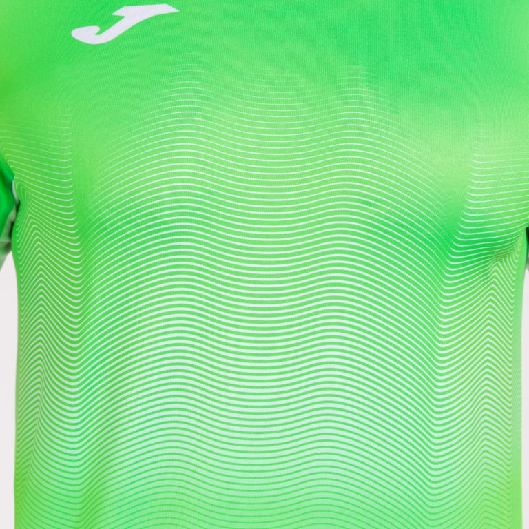 T-shirt Elite VII verde fluorescente-bianco M/C