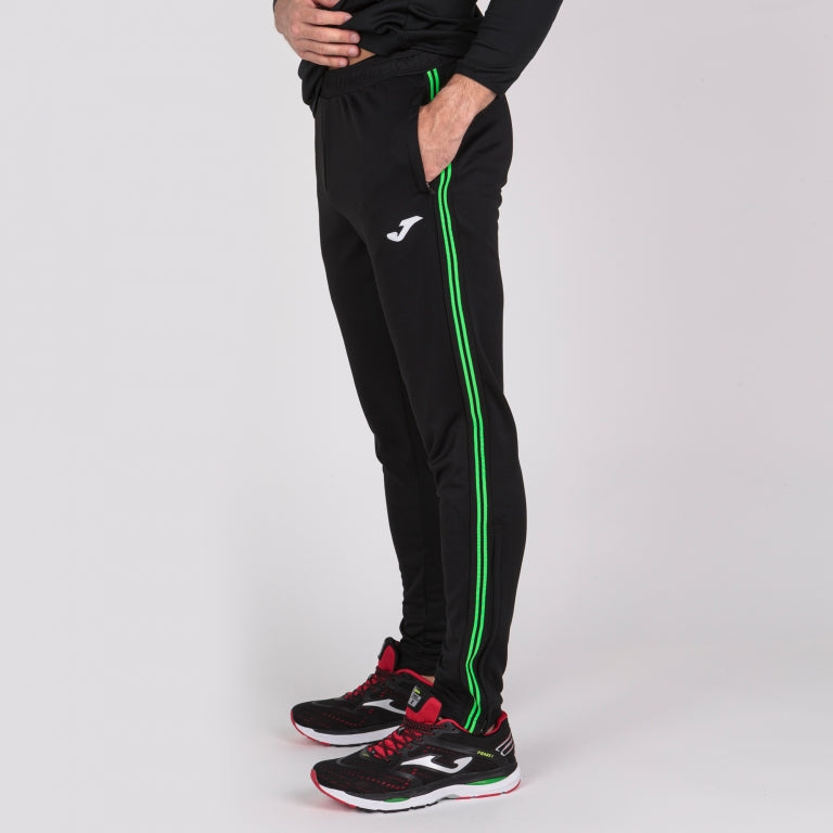 Pantalone Lungo Classic Black-Green Fluor