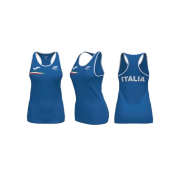 Maglia Donna Fed. Italiana Tennis Blu